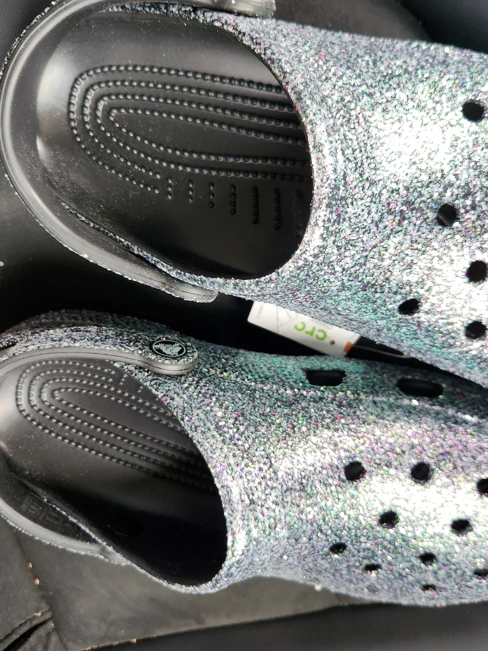 Crocs Classic Glitter Clog Limited Edition - Men’s 8 - 205942-0C4 / WOMENS 10 - Picture 3 of 7